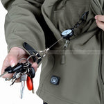 EDC Outdoor Steel Rope Burglar Keychain
