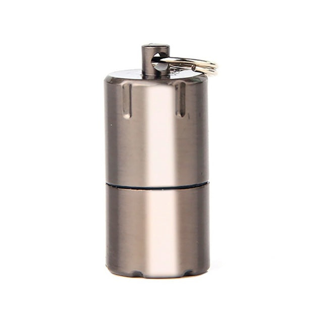 Mini Compact Kerosene Lighter Key Chain