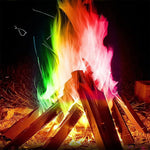 Camping Magic Fire Colorful Flames Powder